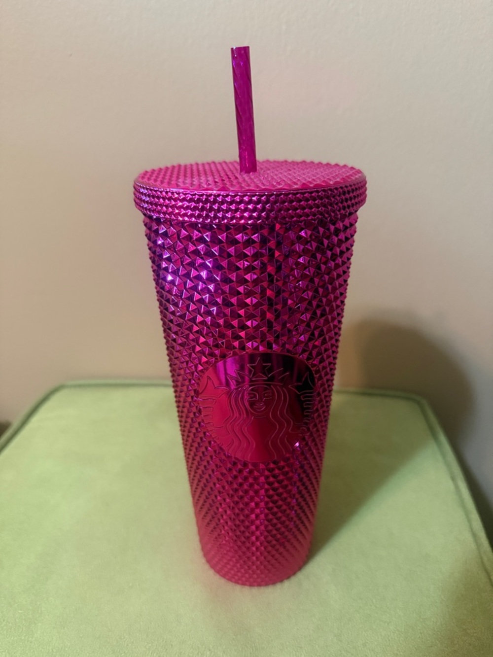 Starbucks Hot Pink Studded Cold Tumbler